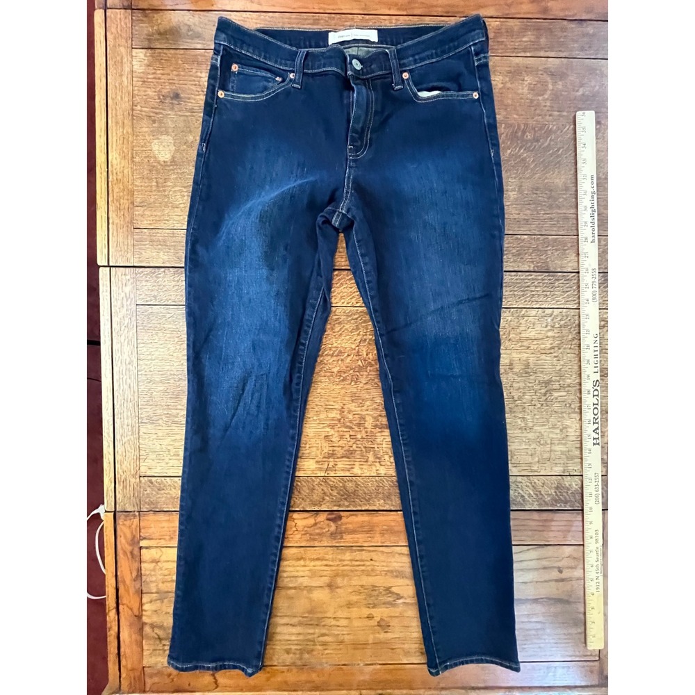 GAP 1969 Real Straight jeans 31L dark indigo wash Long